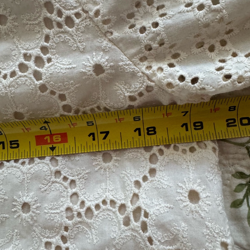Little Lies x Anthropologie Broderie Eyelet Midi Dress Sz L - Picture 13 of 14